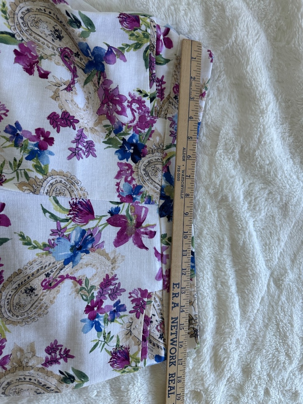 Chico's Floral Paisley Crop Pant Chico's 1.5 / US 10 - Picture 3 of 6